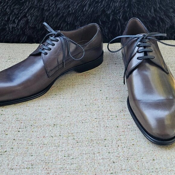Dolce & Gabbana Men Shoes Oxford Lace Up Brown (Grayish) Size 5 Made in Italy main image 12